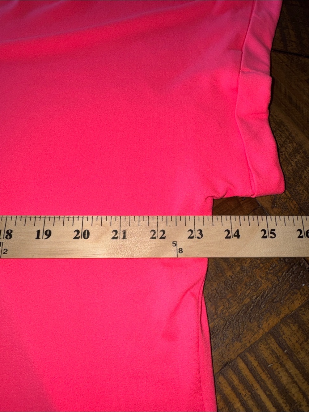 Shirley & Stone Bright Pink V-Neck Top & Pants Set Size XL - Picture 5 of 12